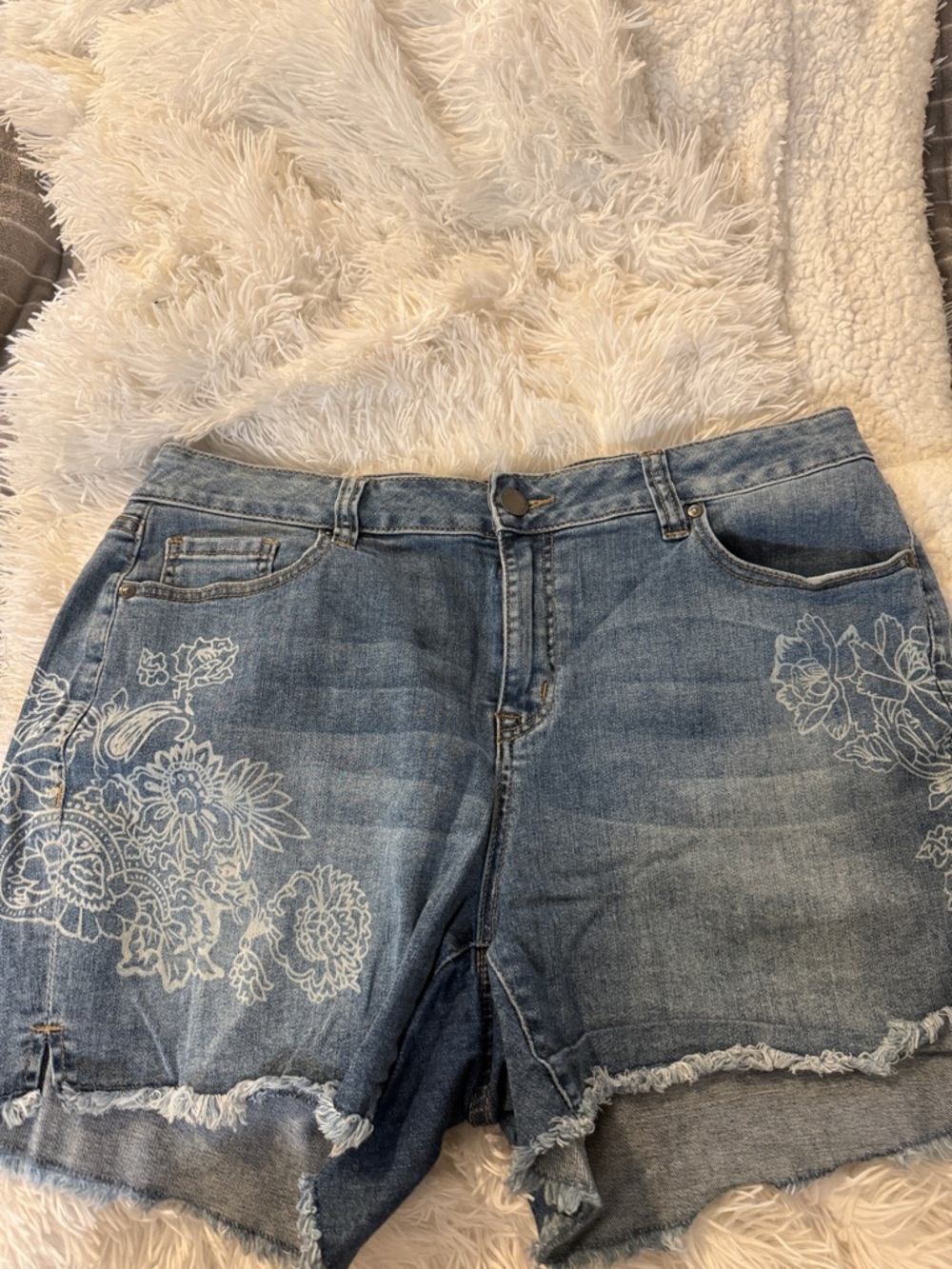 Lane Bryant Light Blue Denim Shorts